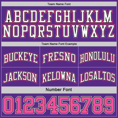 Custom Purple Pink Black-White Reversible Double Side Sublimation Basketball Suit Jersey