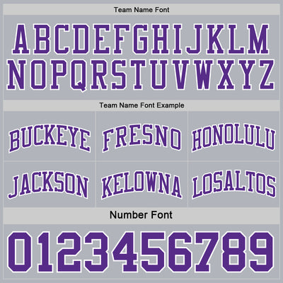 Custom Purple White-Gray Reversible Double Side Sublimation Basketball Suit Jersey