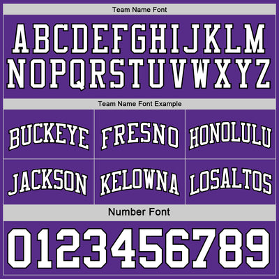 Custom Purple White-Black Reversible Double Side Sublimation Basketball Suit Jersey