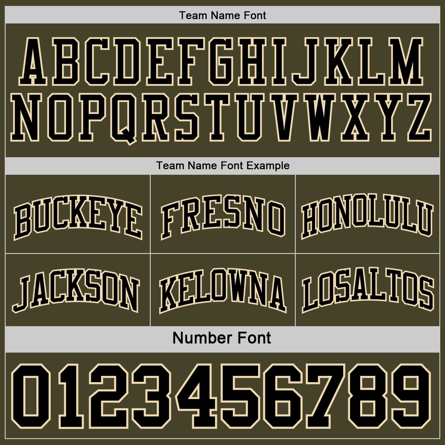 Custom Reversible Black Olive-Cream Double Side Sublimation Basketball Suit Jersey