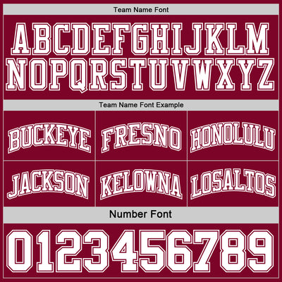 Custom Reversible Maroon White Double Side Sublimation Basketball Suit Jersey
