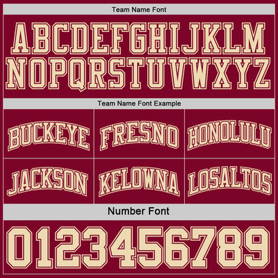 Custom Reversible Maroon Cream Double Side Sublimation Basketball Suit Jersey