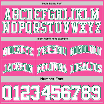 Custom Reversible Kelly Green Pink-White Double Side Sublimation Basketball Suit Jersey