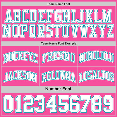 Custom Reversible Teal Pink-White Double Side Sublimation Basketball Suit Jersey