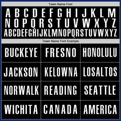 Custom Royal Black-White Authentic Baseball Jersey