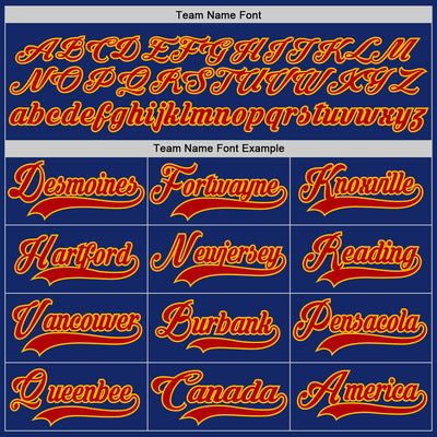 Custom Royal Red-Gold Hockey Lace Neck Jersey