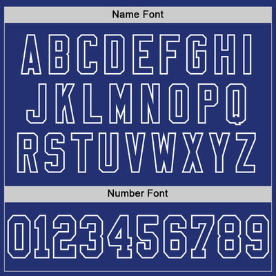 Custom Royal White Mesh Authentic Throwback Football Jersey