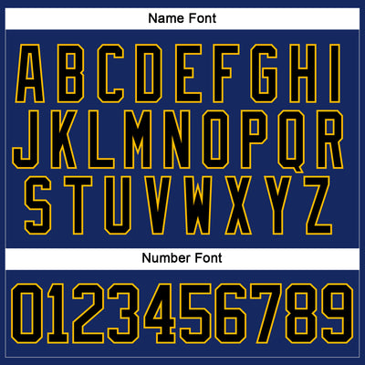 Custom Royal Black-Gold Hockey Jersey