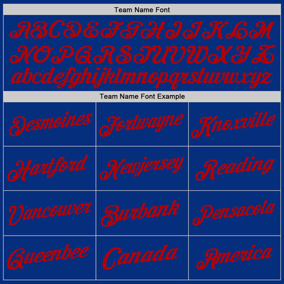 Custom Royal Red Authentic Throwback Basketball Jersey