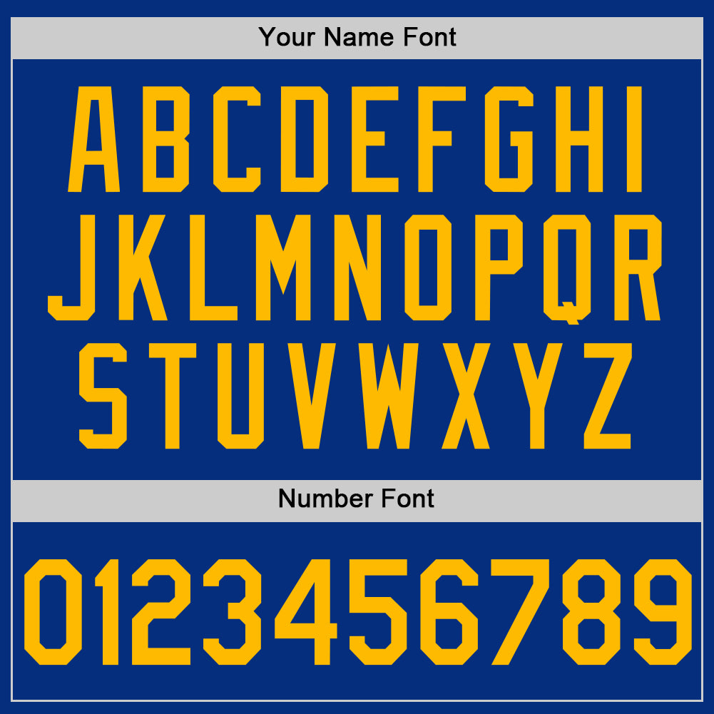 Custom Royal Gold Authentic Throwback Basketball Jersey