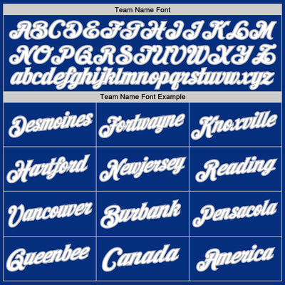 Custom Royal White-Gray Authentic Throwback Basketball Jersey