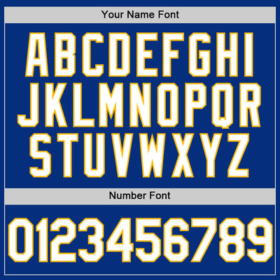 Custom Royal White-Gold Authentic Throwback Basketball Jersey