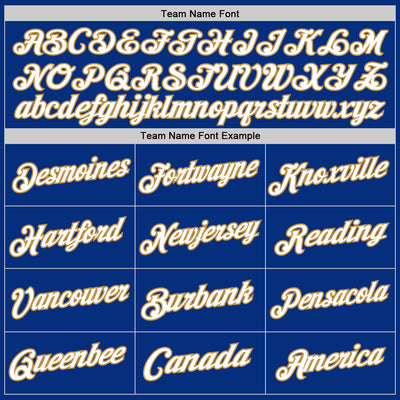 Custom Royal White-Old Gold Authentic Throwback Basketball Jersey