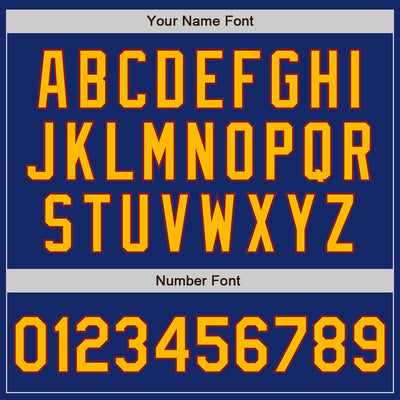 Custom Royal Gold-Crimson Authentic Baseball Jersey