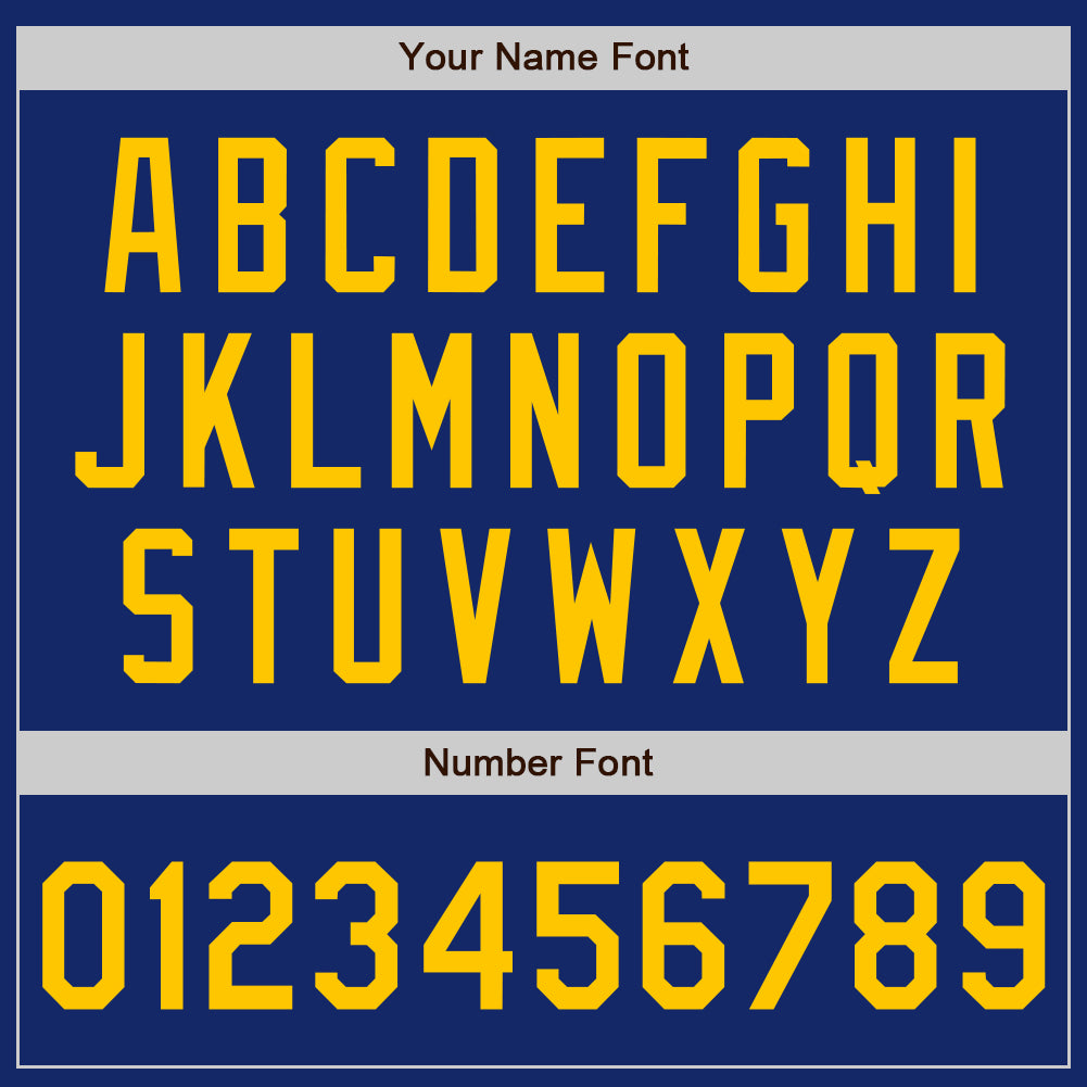 Custom Stitched Royal Yellow-Royal Baseball Pullover Sweatshirt Hoodie