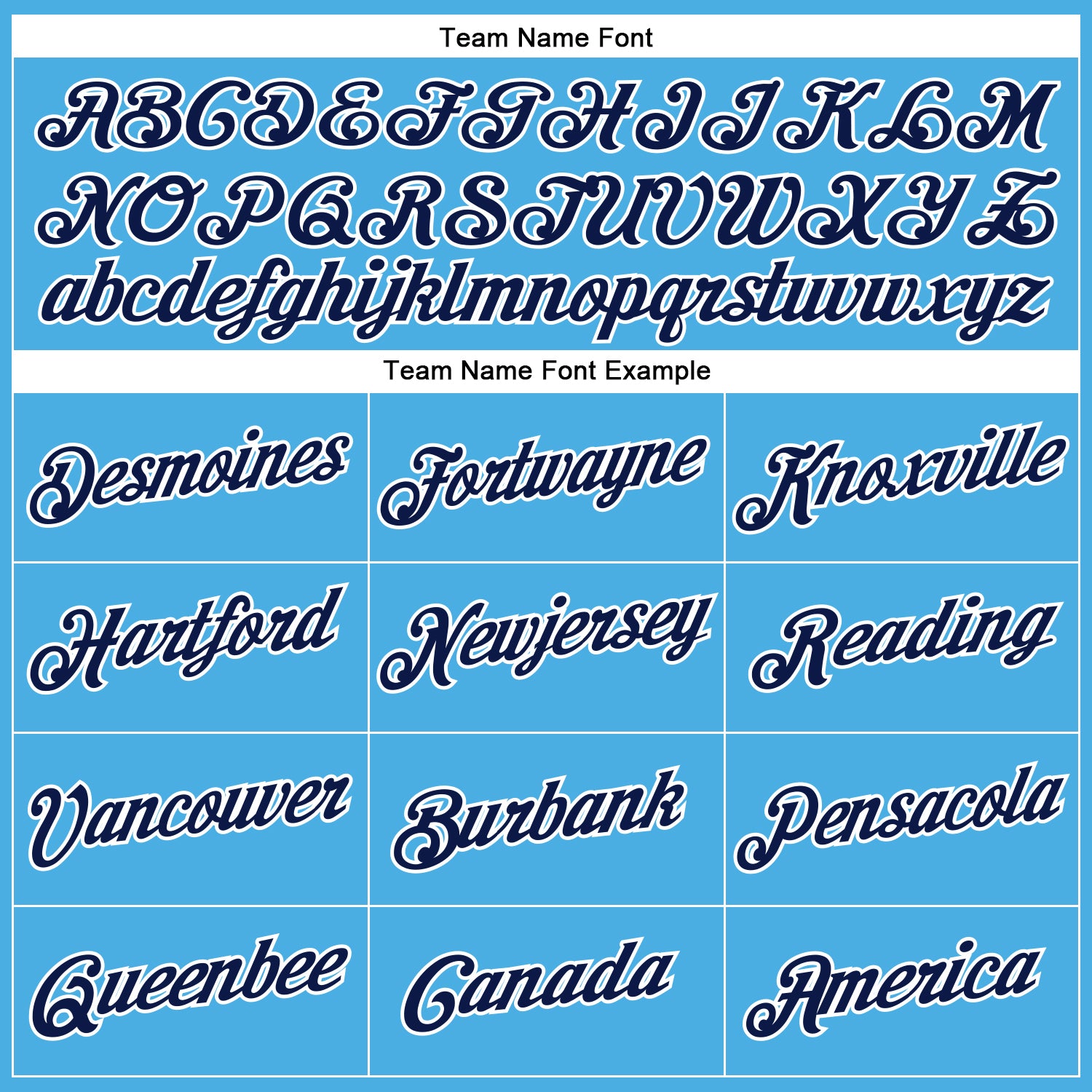 Custom Sky Blue Navy-White Performance T-Shirt