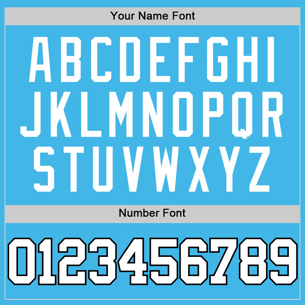 Custom Sky Blue White-Black Authentic Basketball Jersey