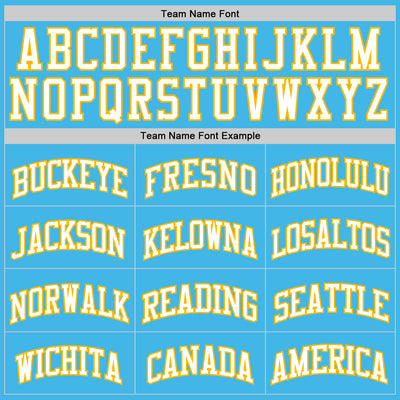 Custom Sky Blue White-Gold Authentic Basketball Jersey