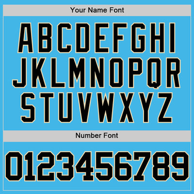 Custom Sky Blue Black-Cream Authentic Basketball Jersey