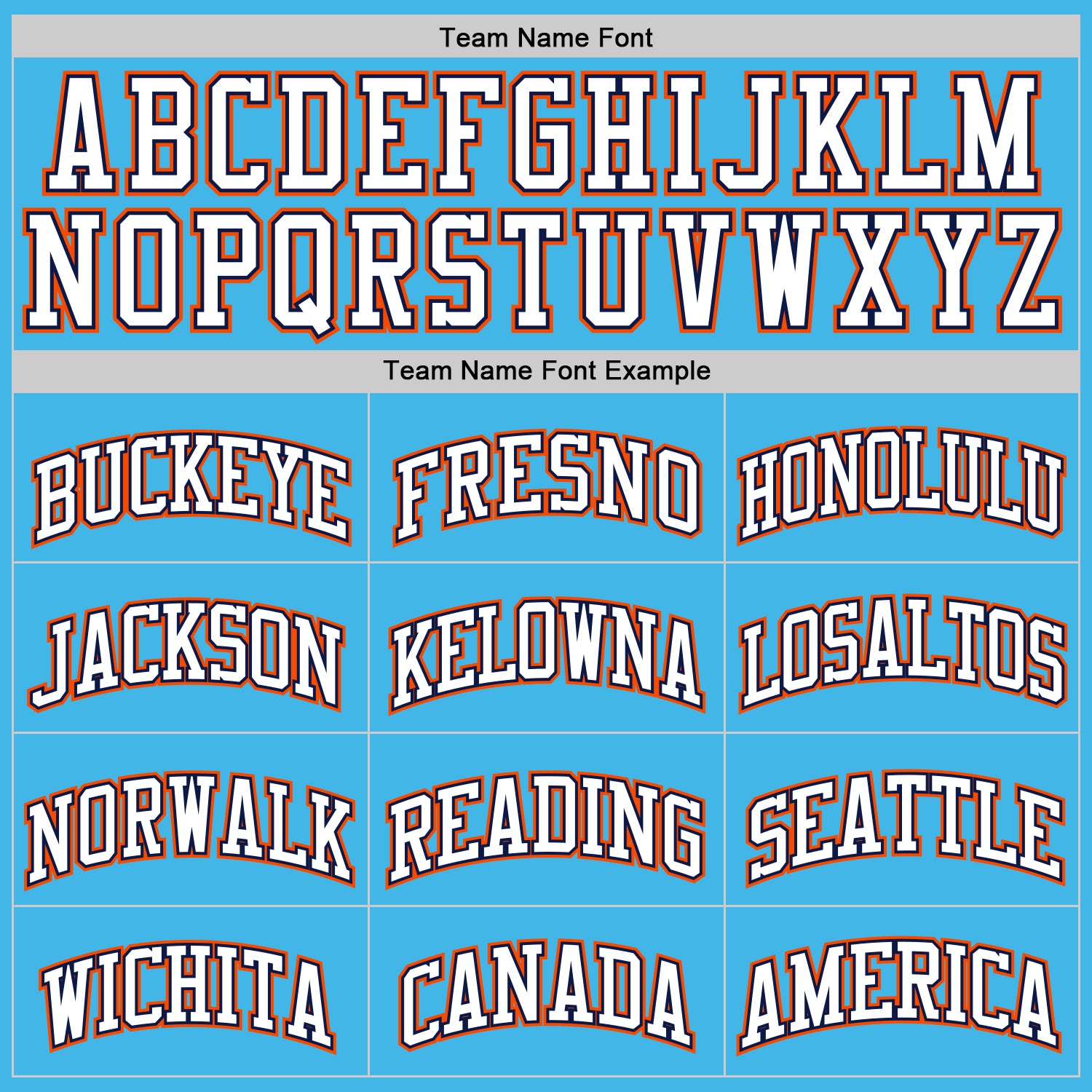 Custom Sky Blue White Navy-Orange Authentic Basketball Jersey