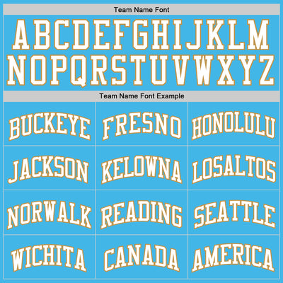 Custom Sky Blue White-Old Gold Authentic Basketball Jersey