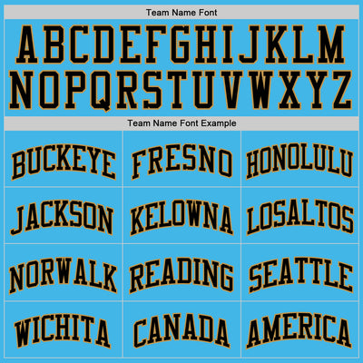 Custom Sky Blue Black-Old Gold Authentic Basketball Jersey