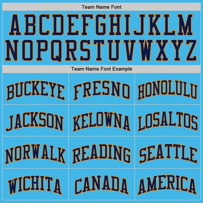 Custom Sky Blue Navy-Old Gold Authentic Basketball Jersey