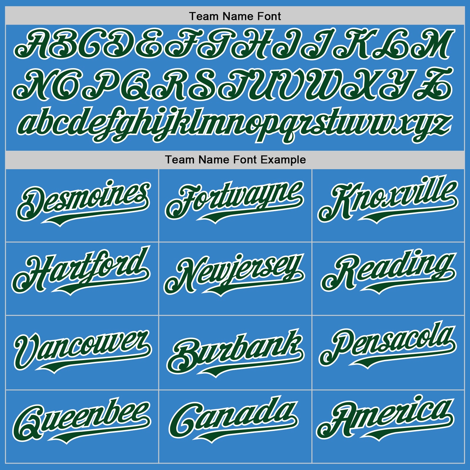 Custom Powder Blue Green-White Authentic Sleeveless Baseball Jersey