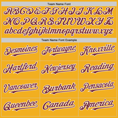 Custom Gold Burgundy-White Authentic Sleeveless Baseball Jersey