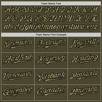 Custom Olive Camo-Black Authentic Sleeveless Salute To Service Baseball Jersey