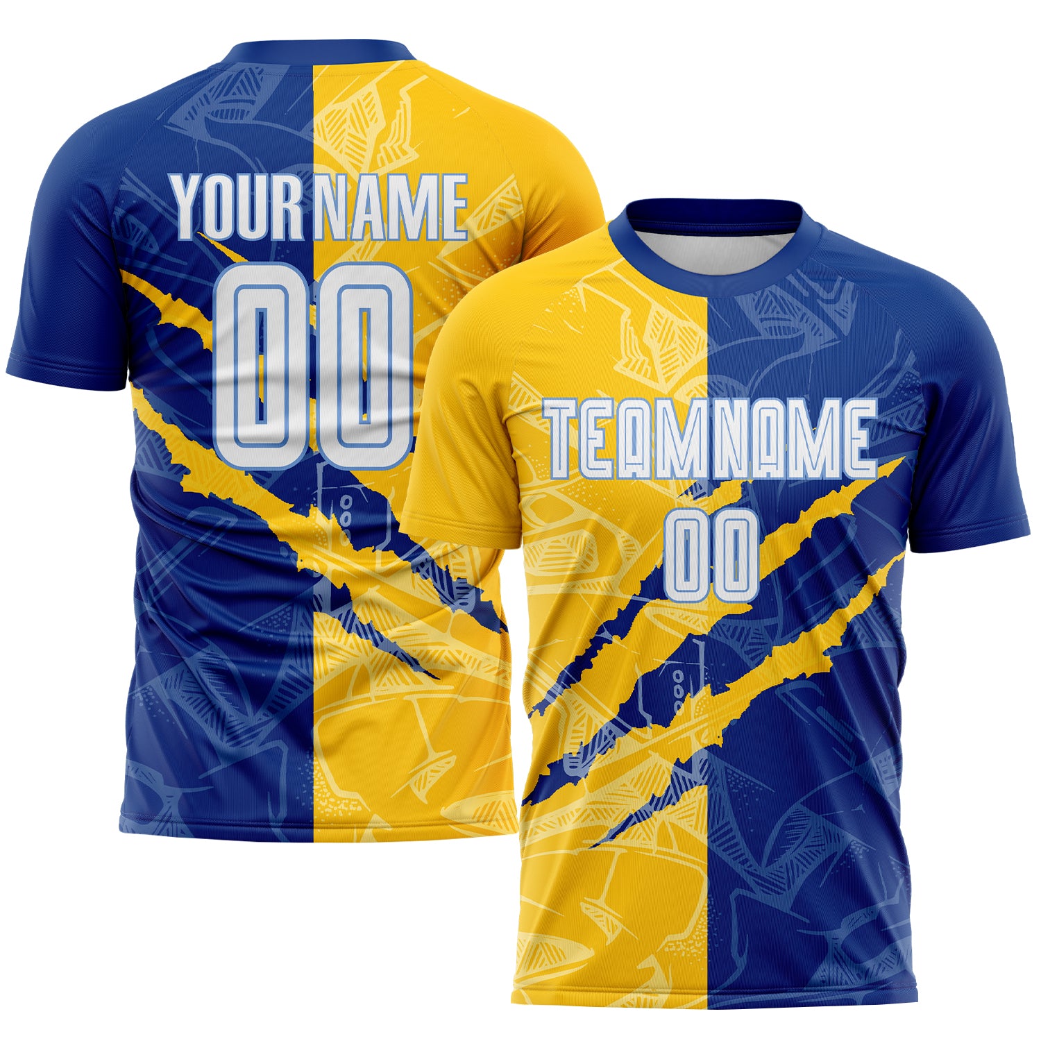 yellow sublimation jersey