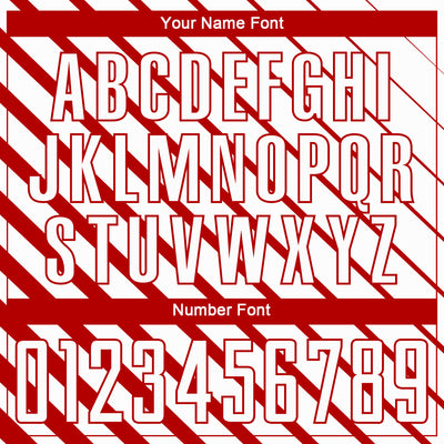 Custom Red White Sublimation Soccer Uniform Jersey