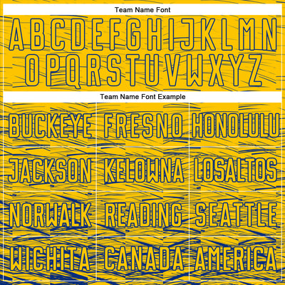 Custom Yellow Royal Sublimation Soccer Uniform Jersey