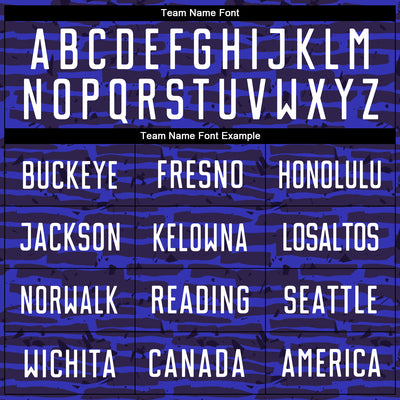 Custom Royal White Sublimation Soccer Uniform Jersey