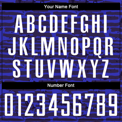 Custom Royal White Sublimation Soccer Uniform Jersey