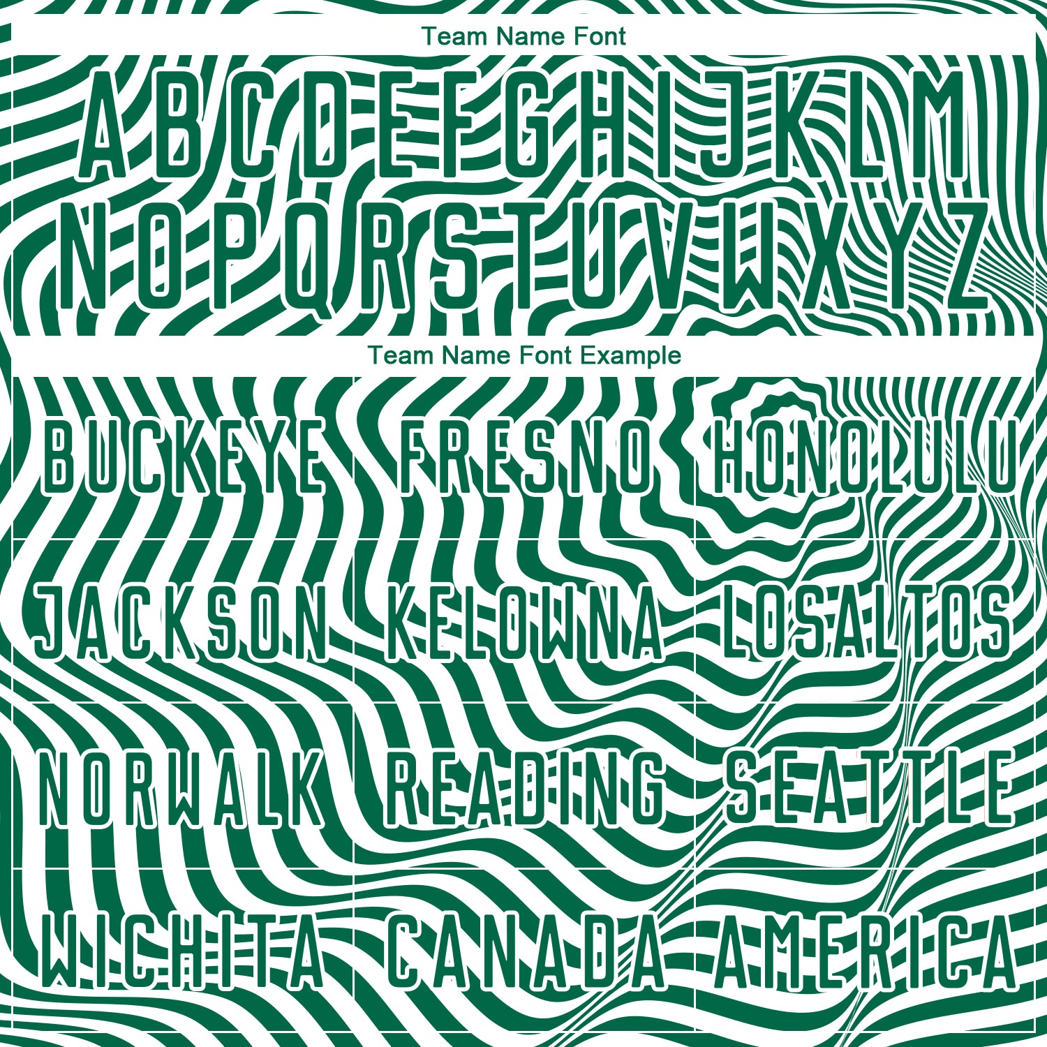 Custom Kelly Green Black-White Wavy Lines Sublimation Soccer Uniform Jersey