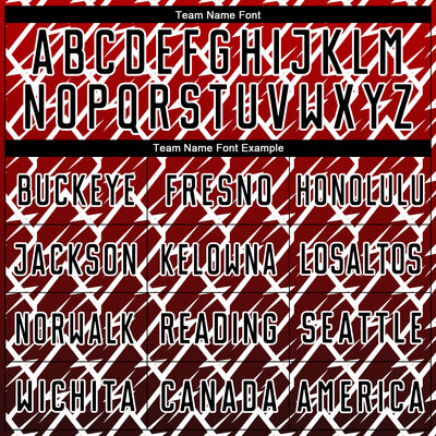 Custom Red Black-White Lightning Sublimation Soccer Uniform Jersey