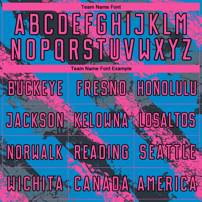 Custom Powder Blue Pink-White Sublimation Soccer Uniform Jersey