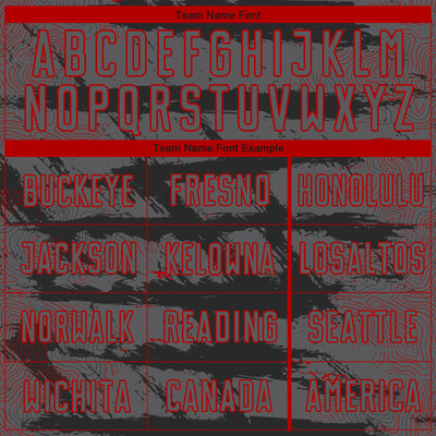 Custom Steel Gray Red Sublimation Soccer Uniform Jersey