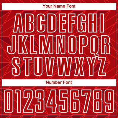 Custom Red White Sublimation Soccer Uniform Jersey