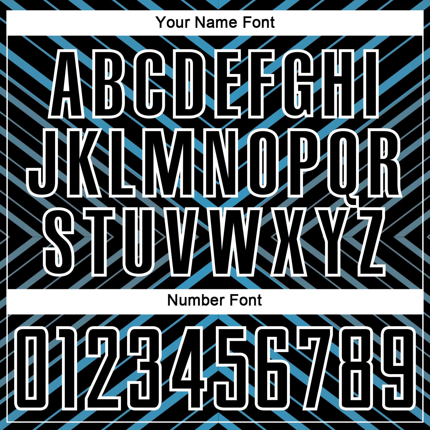 Custom Black Panther Blue-White Stripes Sublimation Soccer Uniform Jersey