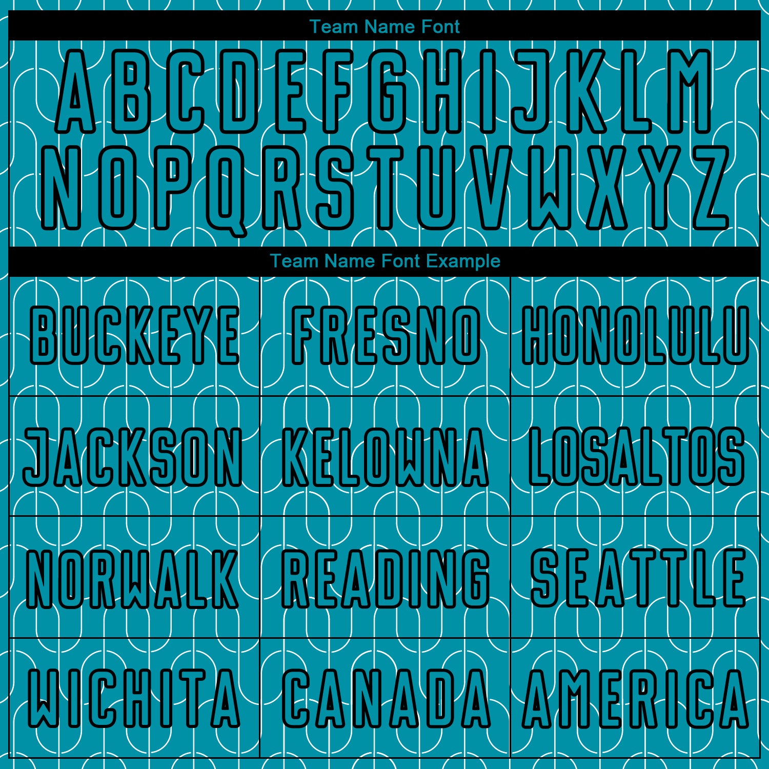 Custom Teal Black Geometric Pattern Sublimation Soccer Uniform Jersey