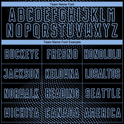 Custom Black Light Blue Geometric Lines Sublimation Soccer Uniform Jersey