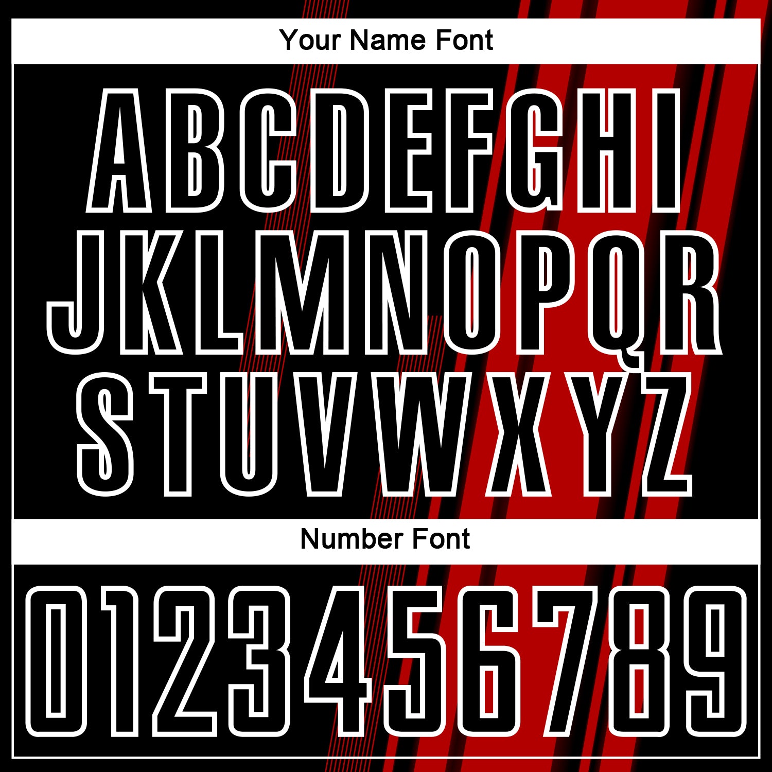 Custom Red Black-White Lines Sublimation Soccer Uniform Jersey