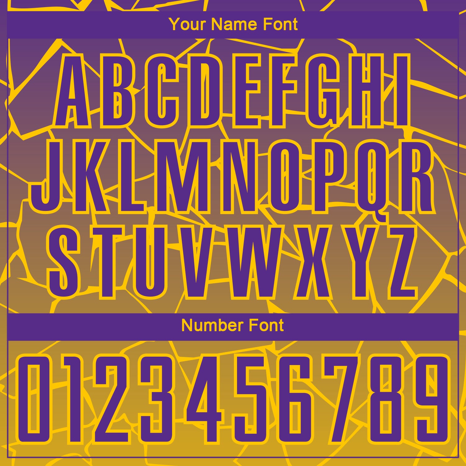 Custom Gold Purple Lines Sublimation Soccer Uniform Jersey