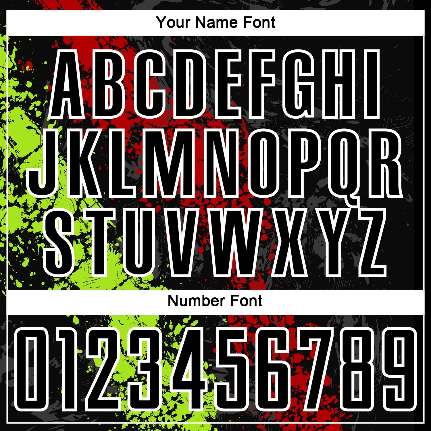 Custom Black Red-Neon Green Dripping Splatter Art Sublimation Soccer Uniform Jersey