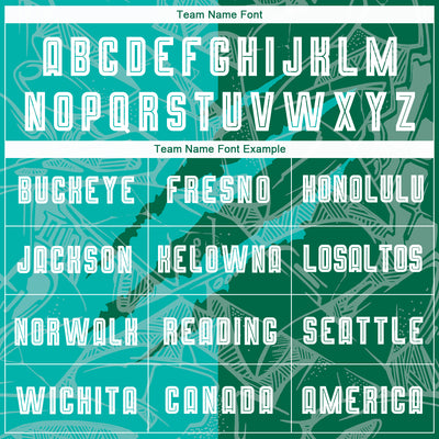 Custom Graffiti Pattern Aqua-Kelly Green Scratch Sublimation Soccer Uniform Jersey