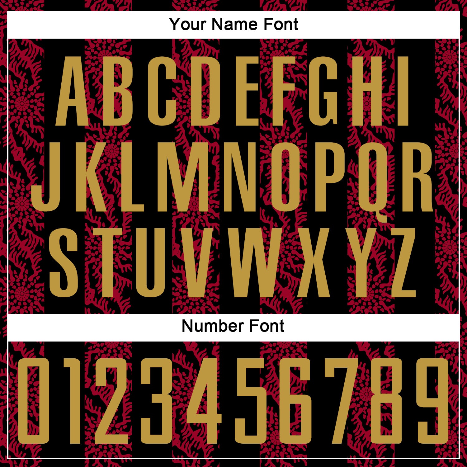 Custom Black Old Gold-Red Abstract Shape Sublimation Soccer Uniform Jersey