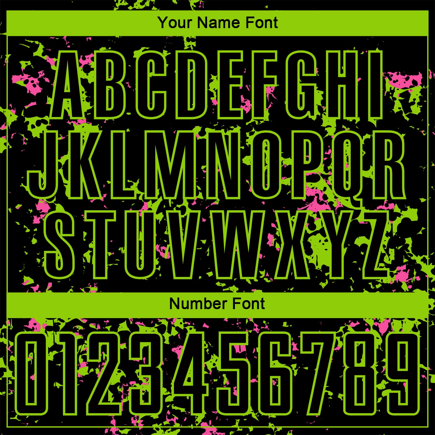 Custom Black Neon Green-Pink Abstract Fragment Art Sublimation Soccer Uniform Jersey