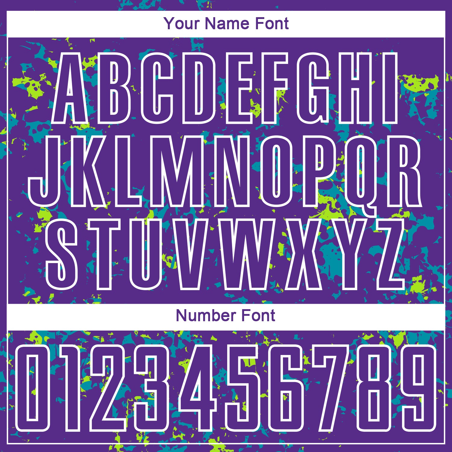 Custom Purple Neon Green-Teal Abstract Fragment Art Sublimation Soccer Uniform Jersey